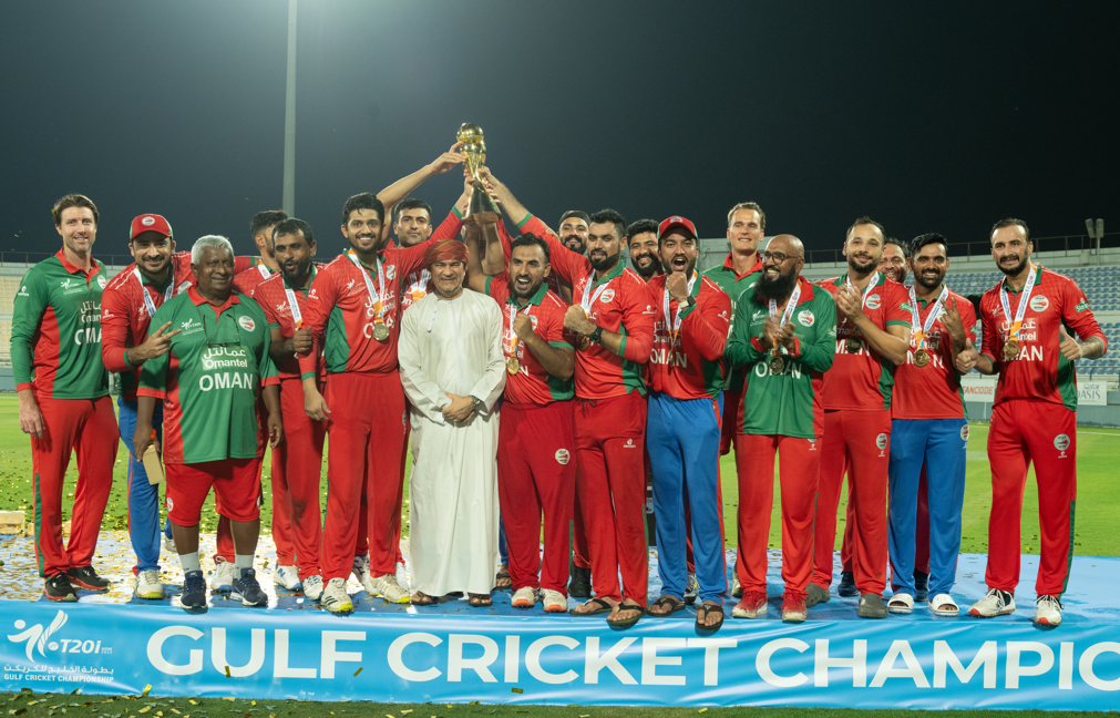 Oman Cricket Team Champions of Gulf T20I 