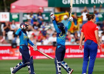 Sri Lanka Women stunned England Women to level the T20I series