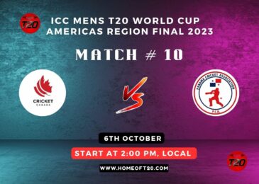 ICC Men’s T20 World Cup Americas Region Final 2023 Match 10, Canada vs Panama Islands Match Preview, Pitch Report, Weather Report, Predicted XI, Fantasy Tips, and Live Streaming Details
