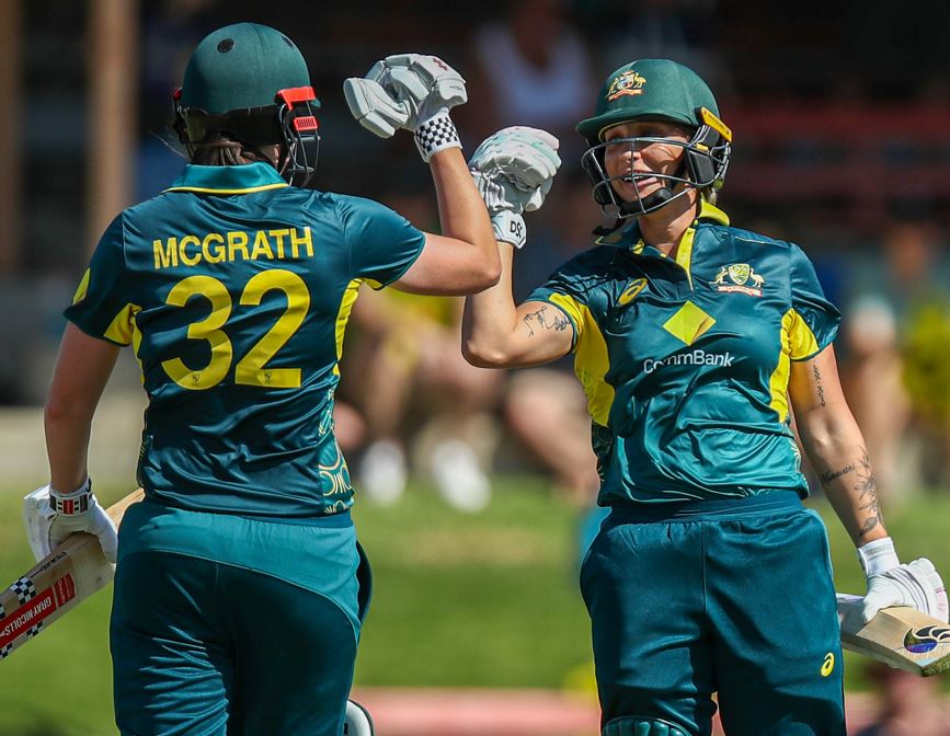 Alyssa Healy celebrates 250th international with half-century