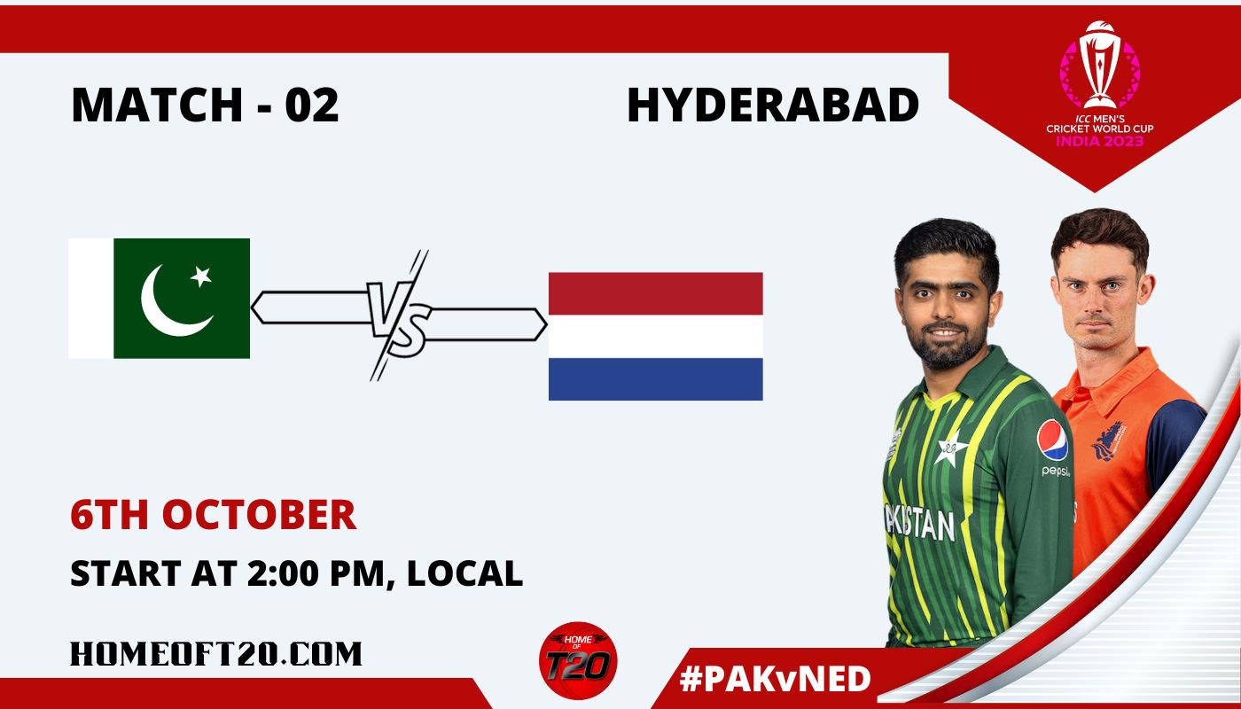 ICC Men’s ODI World Cup 2023 Match 2, Pakistan vs Netherlands Match Preview, Pitch Report, Weather Report, Predicted XI, Fantasy Tips, and Live Streaming Details