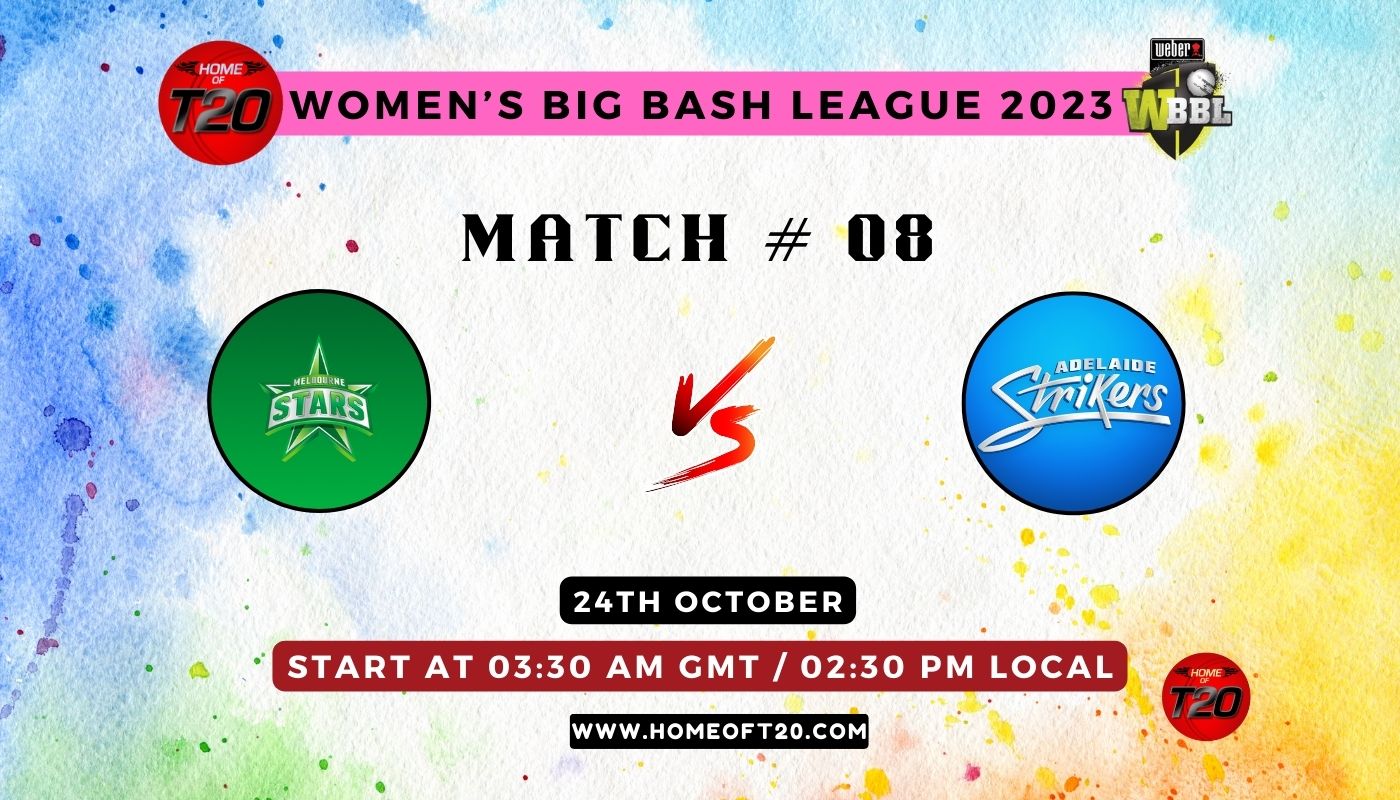WBBL 2023 Match 8, Melbourne Stars-W vs Adelaide Strikers-W Match Preview, Pitch Report, Weather Report, Predicted XI, Fantasy Tips, and Live Streaming Details