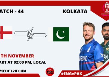 ICC Men’s ODI World Cup 2023 Match 44, England vs Pakistan Match Preview, Pitch Report, Weather Report, Predicted XI, Fantasy Tips, and Live Streaming Details