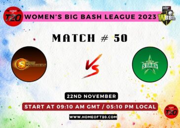 WBBL 2023 Match 50, Melbourne Stars-W vs Perth Scorchers-W Match Preview, Pitch Report, Weather Report, Predicted XI, Fantasy Tips, and Live Streaming Details