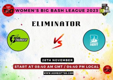 WBBL 2023 Eliminator, Brisbane Heat-W vs Sydney Thunder-W Match Preview, Pitch Report, Weather Report, Predicted XI, Fantasy Tips, and Live Streaming Details