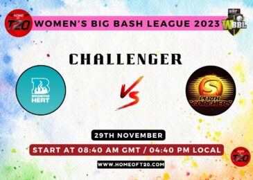 WBBL 2023 Challenger, Perth Scorchers-W Match vs Brisbane Heat-W Preview, Pitch Report, Weather Report, Predicted XI, Fantasy Tips, and Live Streaming Details