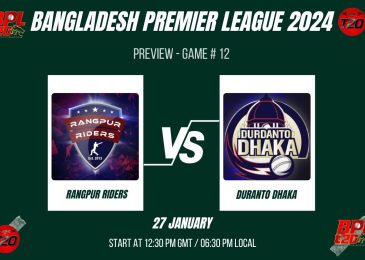 BPL 2024 Match 12, Durdanto Dhaka vs Rangpur Riders Match Preview, Pitch Report, Weather Report, Predicted XI, Fantasy Tips, and Live Streaming Details