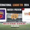 ILT20 2024 Match 1, Sharjah Warriors vs Gulf Giants Match Preview, Pitch Report, Weather Report, Predicted XI, Fantasy Tips, and Live Streaming Details