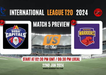 ILT20 2024 Match 5, Dubai Capitals vs Sharjah Warriors Match Preview, Pitch Report, Weather Report, Predicted XI, Fantasy Tips, and Live Streaming Details
