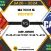 SA20 2024 Match 15, Sunrisers Eastern Cape vs Pretoria Capitals Match Preview, Pitch Report, Weather Report, Predicted XI, Fantasy Tips, and Live Streaming Details