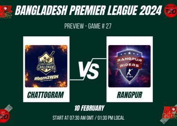 BPL 2024 Match 27, Chattogram Challengers vs Rangpur Riders Preview, Pitch Report, Weather Report, Predicted XI, Fantasy Tips, and Live Streaming Details