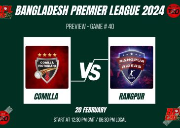 BPL 2024 Match 40, Comilla Victorians vs Rangpur Riders Preview, Pitch Report, Weather Report, Predicted XI, Fantasy Tips, and Live Streaming Details