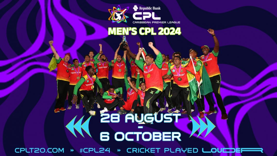 The 2024 Caribbean Premier League Kicks Off August 28th