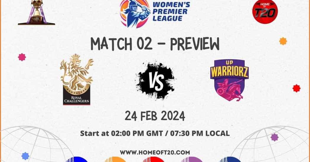WPL 2024 Match 2, Royal Challengers Bangalore vs UP Warriorz Preview, Pitch Report, Weather Report, Predicted XI, Fantasy Tips, and Live Streaming Details