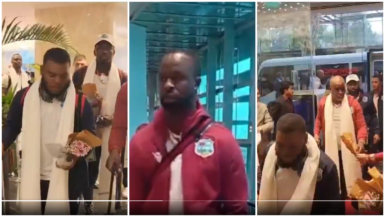 Watch: West Indies Cricket Team Lands in Pakistan for Historic Test Series After 18 Years