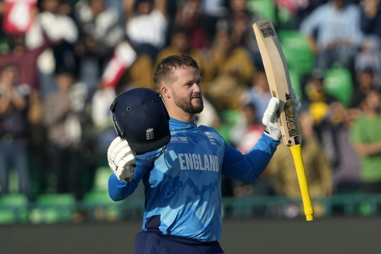 Ben Duckett records highest individual score in Champions Trophy history