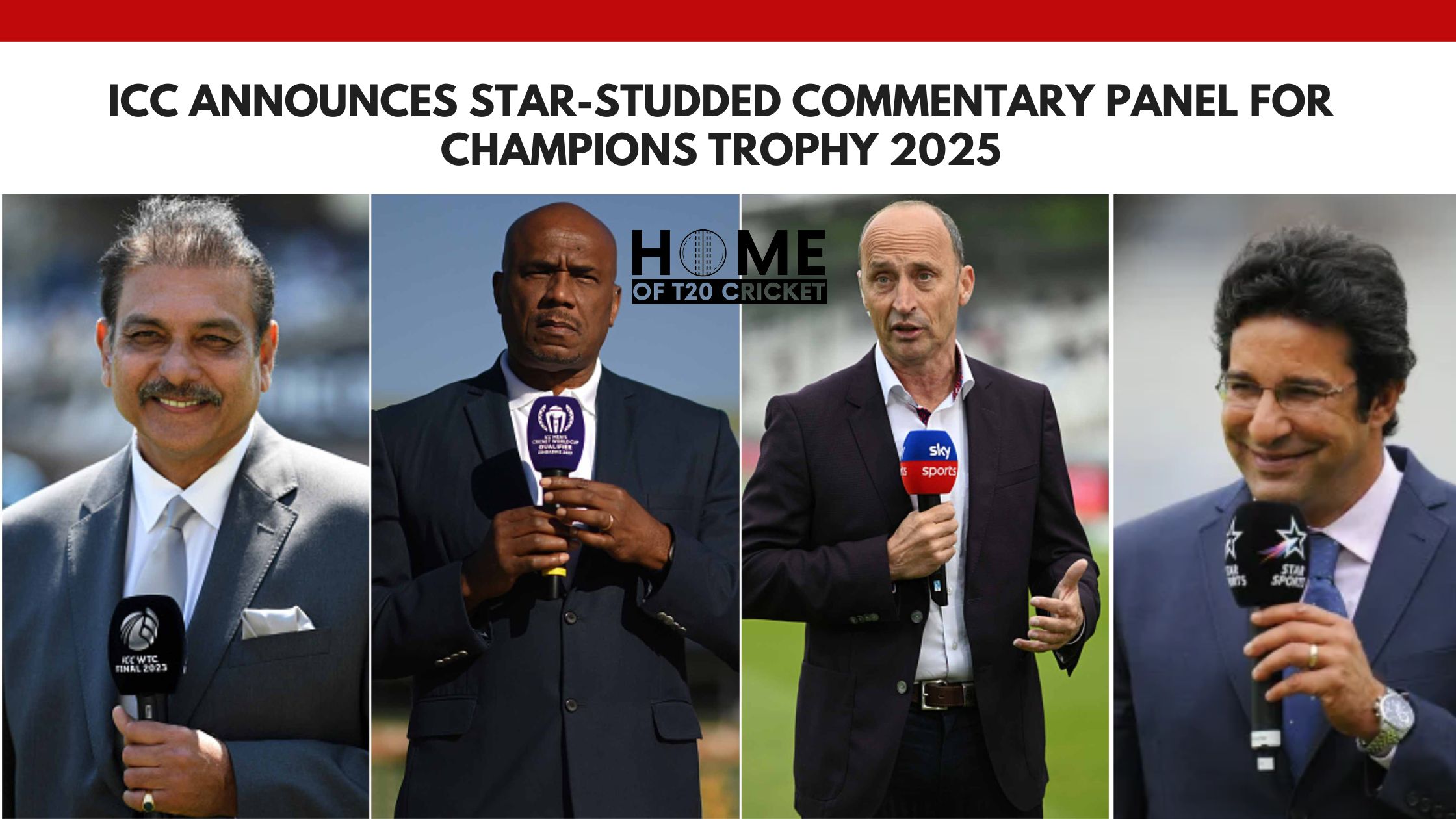 ICC Champions Trophy 2025 commentators