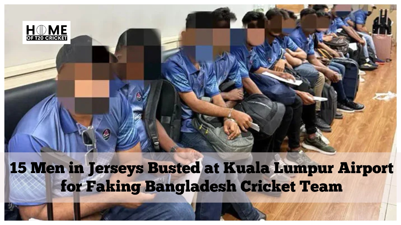 15 Men in Jerseys Busted at Kuala Lumpur Airport for Faking Bangladesh Cricket Team