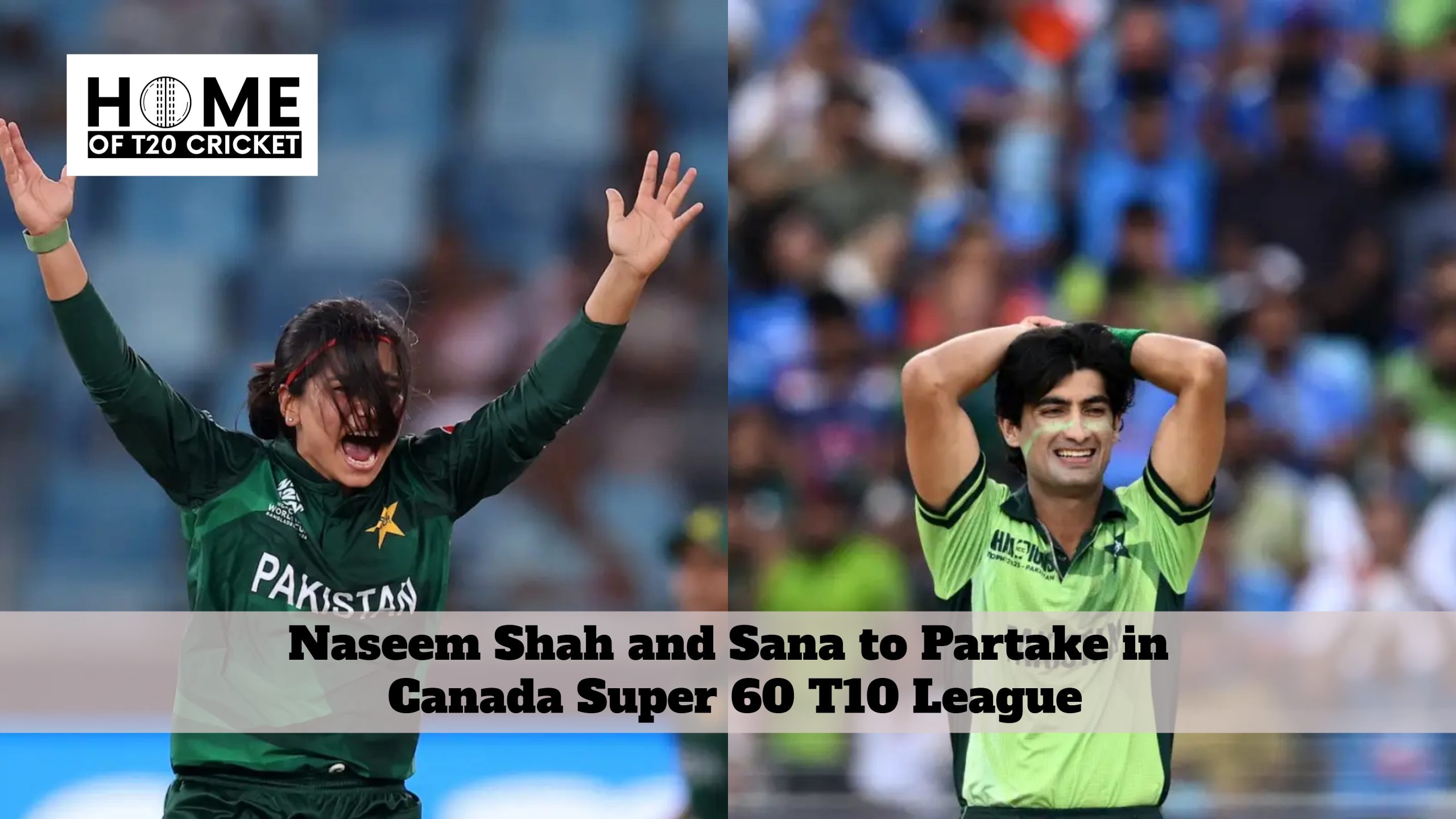 Naseem Shah and Sana to Partake in Canada Super 60 T10 League