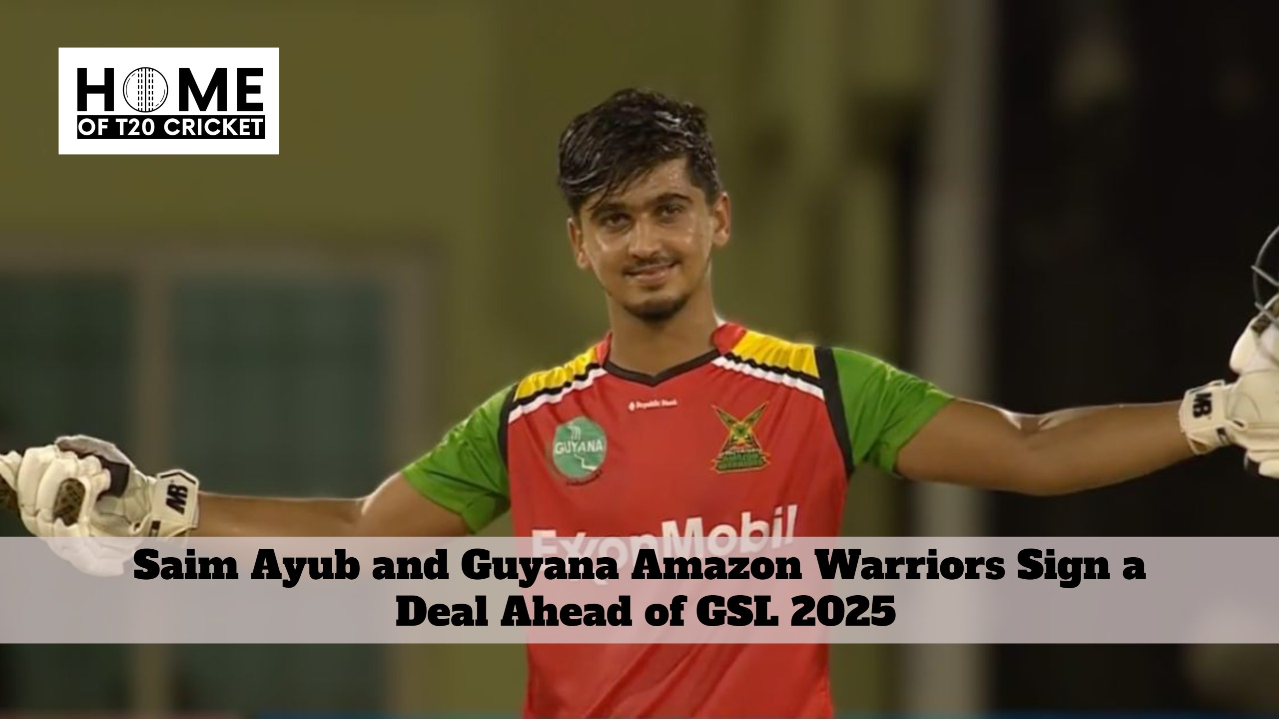 Saim Ayub and Guyana Amazon Warriors Sign a Deal Ahead of GSL 2025