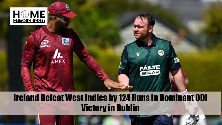 Ireland Defeat West Indies by 124 Runs in Dominant ODI Victory in ...